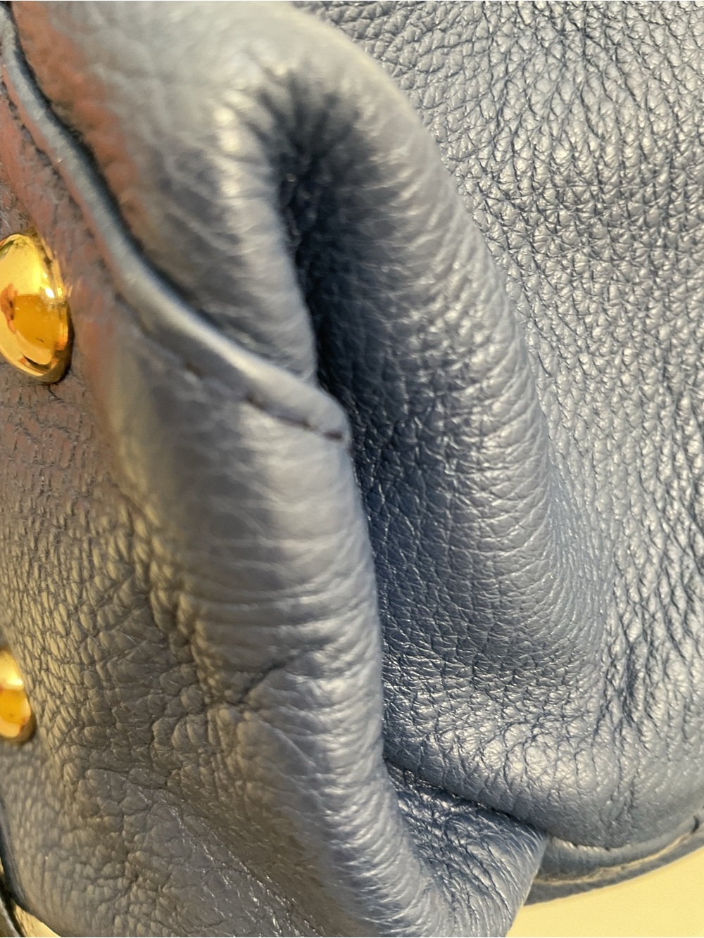 Furla Leather Shoulder Blue Leather Bag - Picture 6 of 9